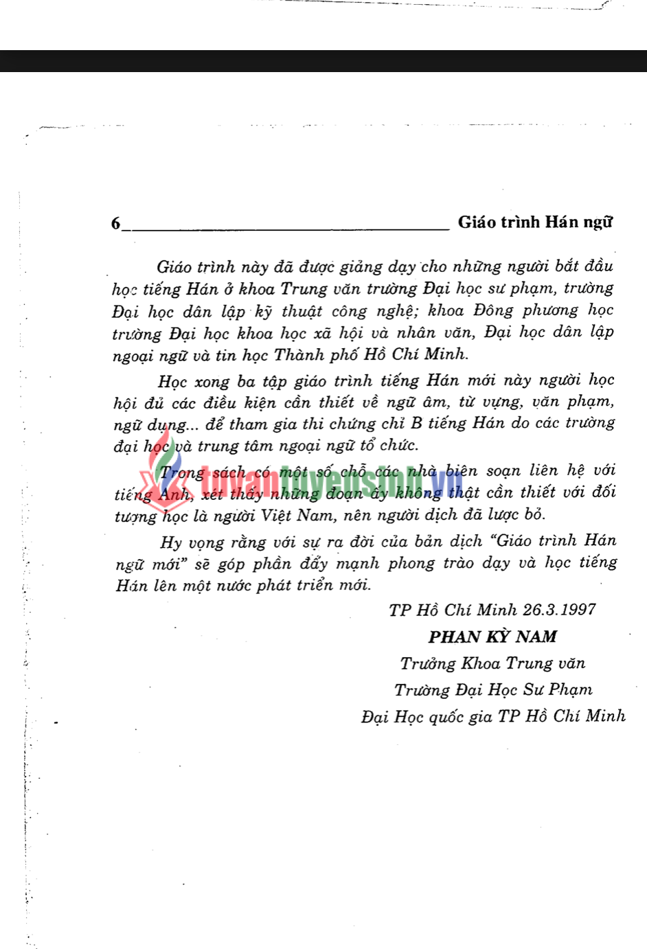 sách Giáo Trình Hán Ngữ Bộ Mới Tập 1 2