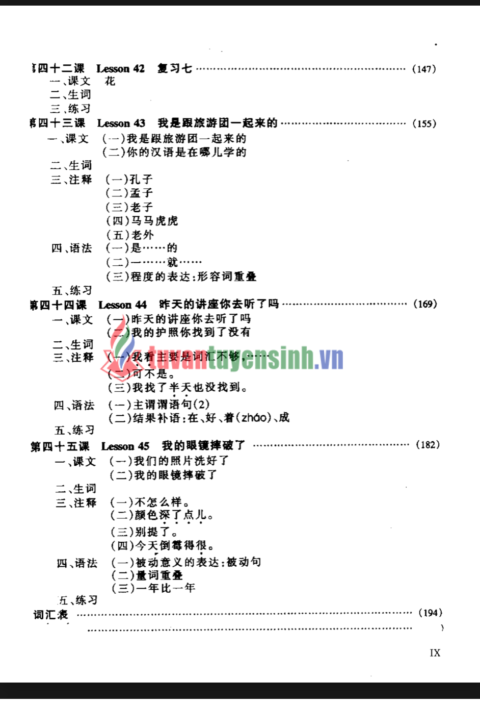 sách Giáo Trình Hán Ngữ Quyển 3 8