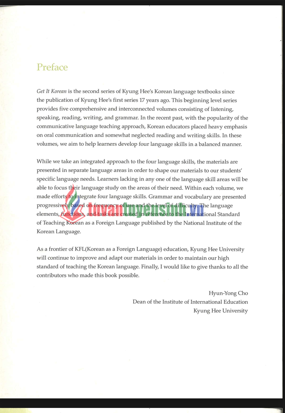 sách Giáo Trình Kyung Hee Reading 1 2