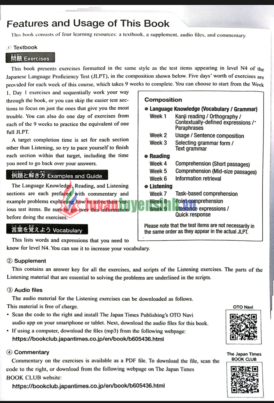 sách JLPT N4 The Best Complete Workbook 4