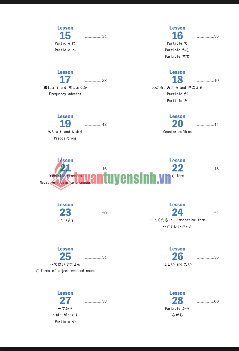 sách Japanese Grammar for JLPT N5 Kotonoha 3