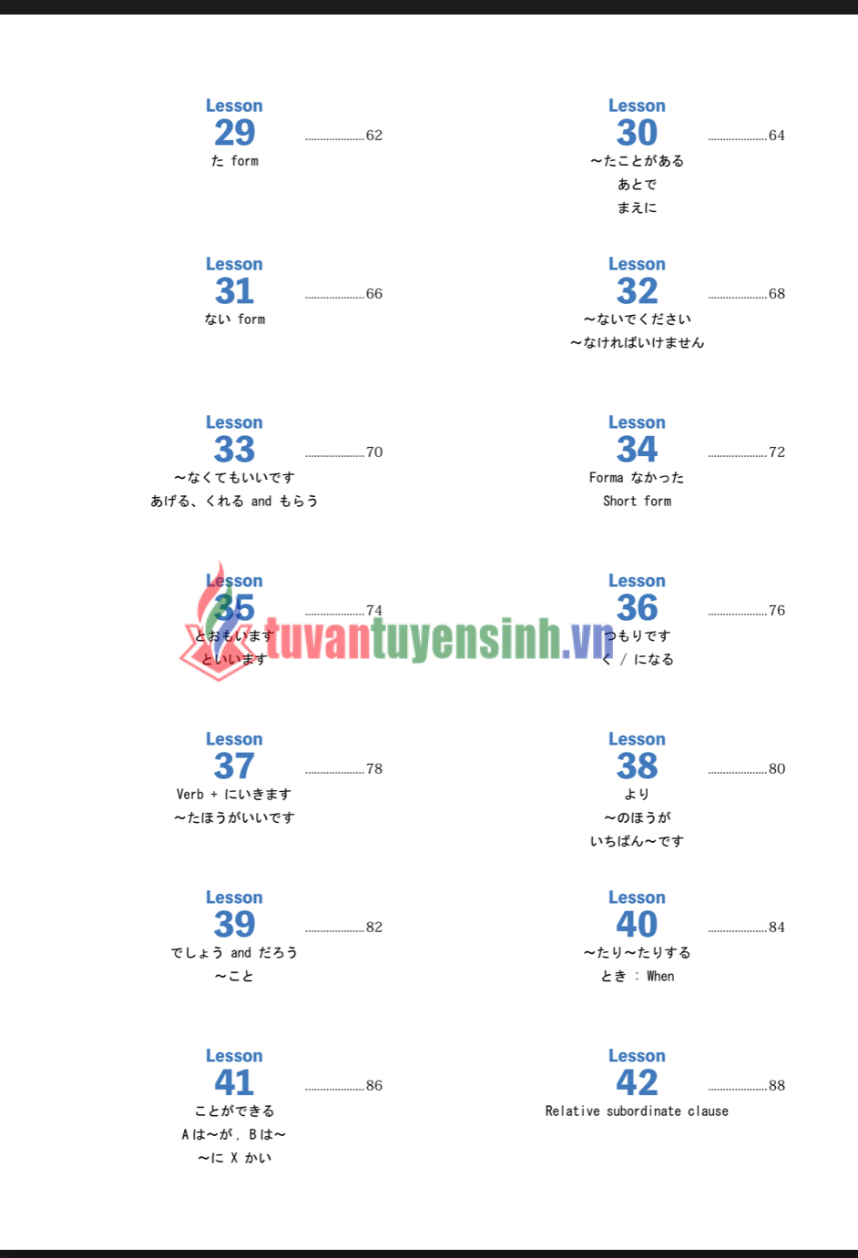 sách Japanese Grammar for JLPT N5 Kotonoha 4