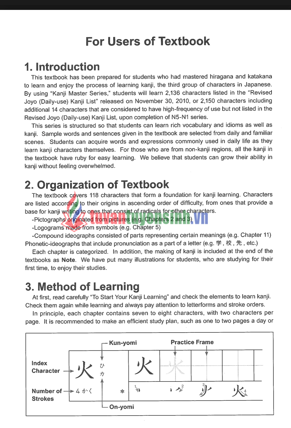 sách Kanji Masuta N5 3