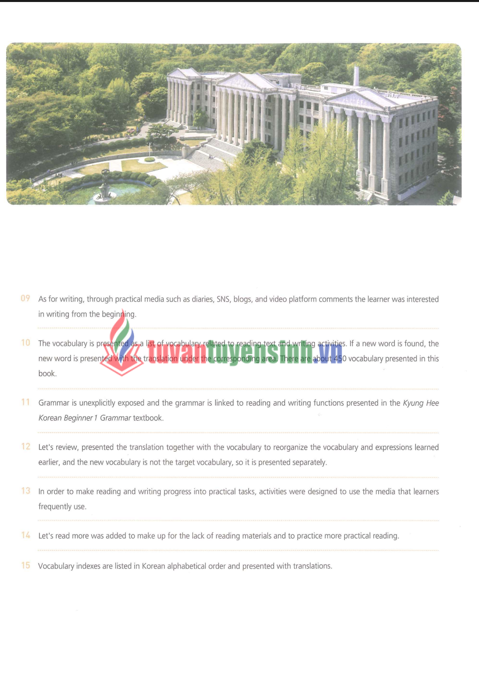 sách Kyung Hee Đọc Viết 1 Sơ Cấp 8