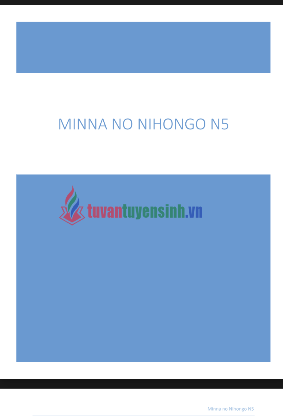 sách Minnano Nihongo N5 Grammer