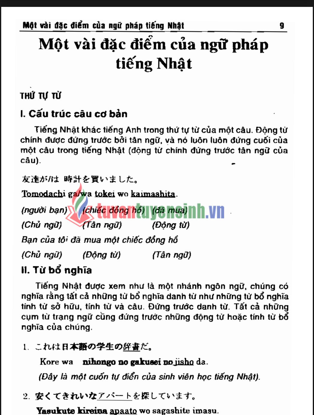 sách Ngữ pháp tiếng Nhật hiện đại 3