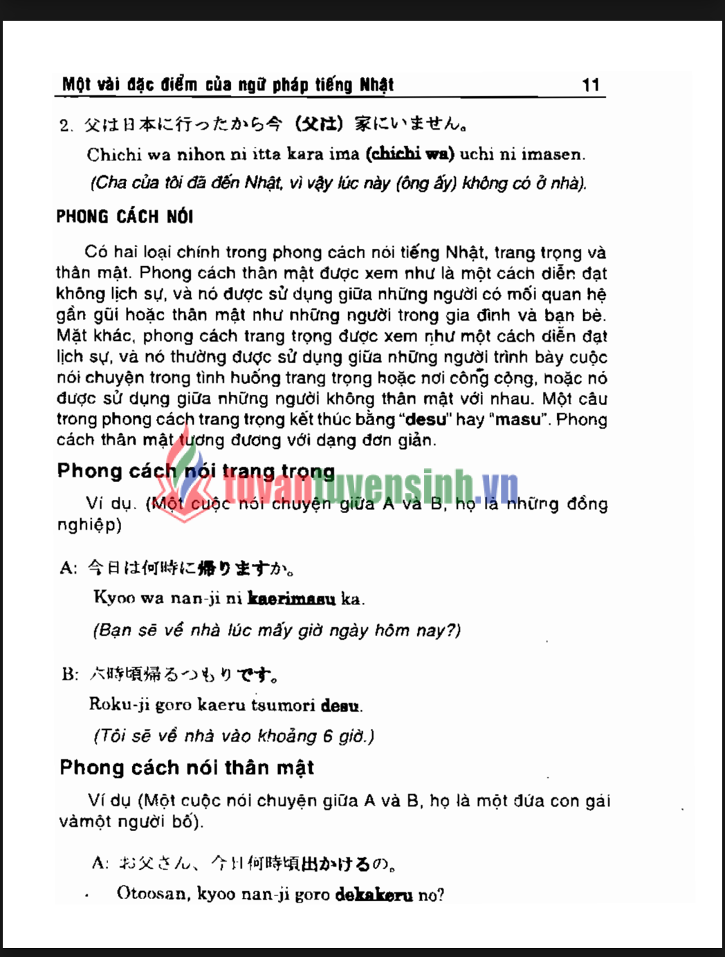 sách Ngữ pháp tiếng Nhật hiện đại 5