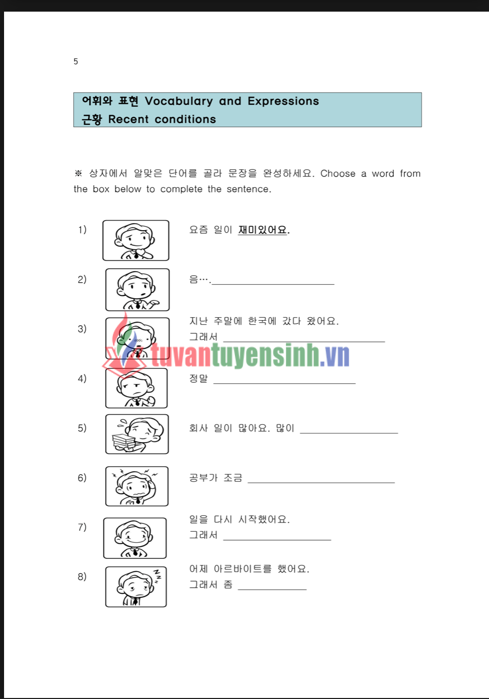 sách Sejong Korean 2 Workbook English Version 4
