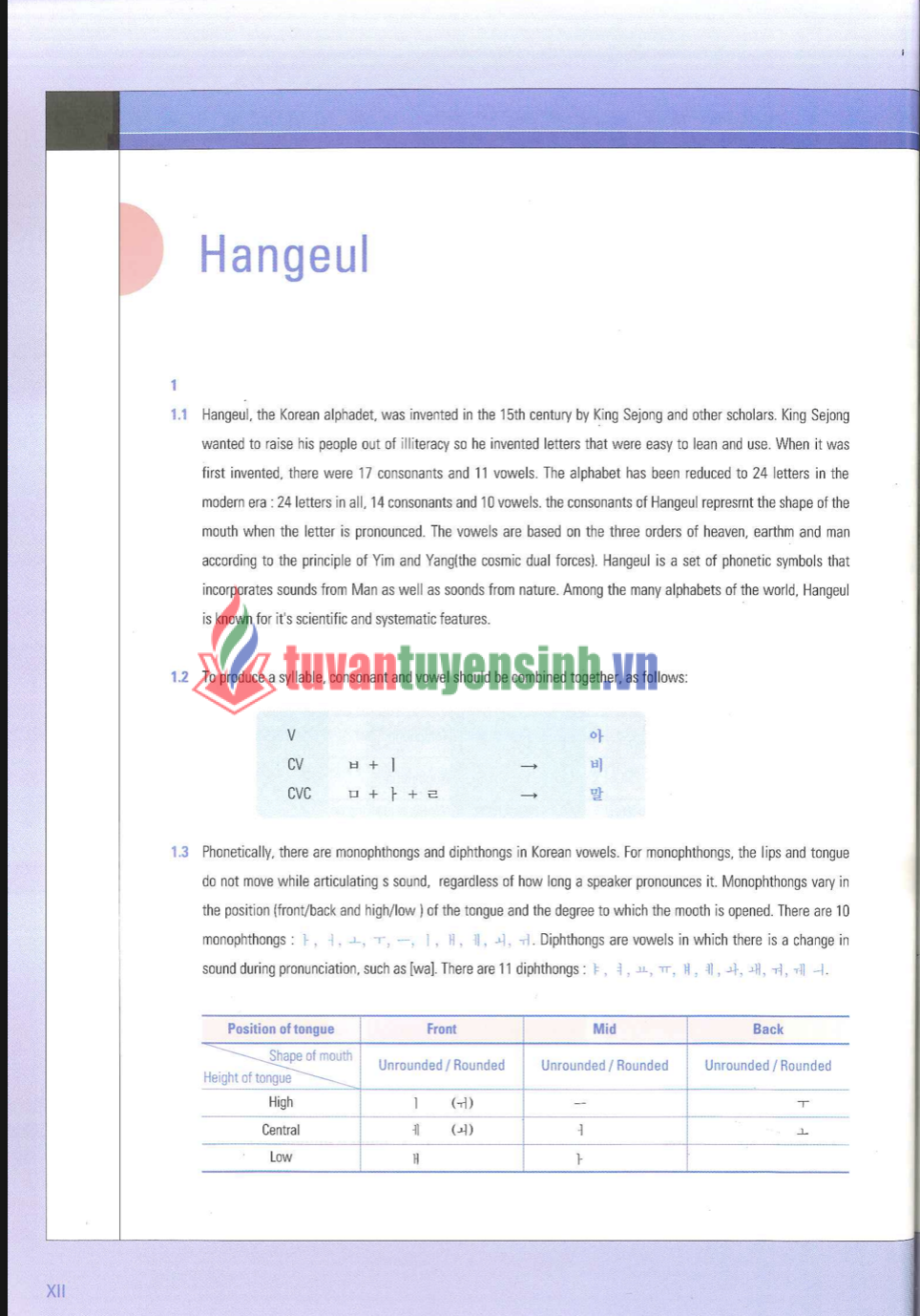 sách Yonsei Korean English Version 1-1 8